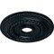 Ekena Millwork Oldham Ceiling Medallion (Fits Canopies up to 8 5/8"), 18"OD x 3 3/8"ID x 7/8"P, Night Shade CM18OL1NSF - alternate 2
